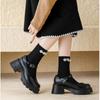 Neue Mary Jane Damen Schuhe Schlichte Lolita Schuhe Dicke Sohle Hoher Absatz Luolita Japanisch Retro Britisch Damen Cosplay Einzelne Schuhe