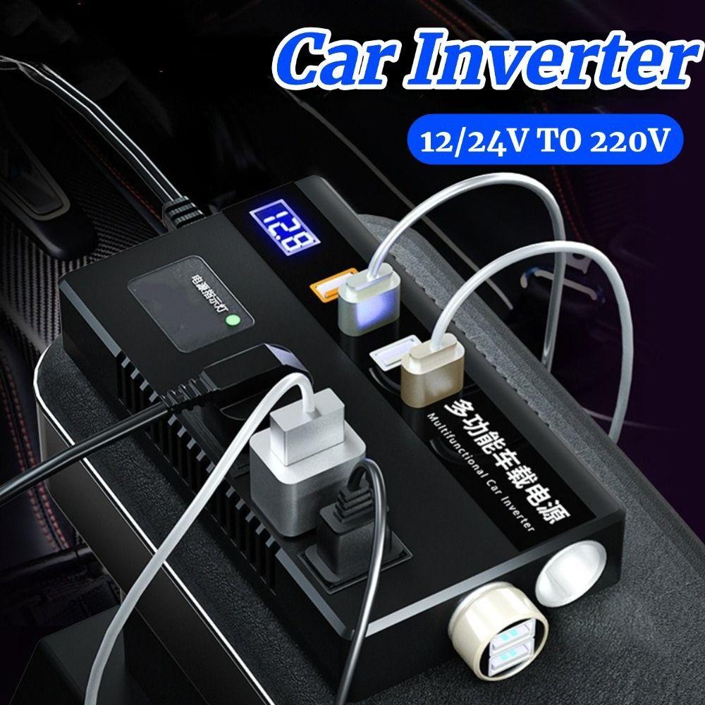 12V/24V To 220V Car Inverter Universal Car Power Converter Car Converter Socket  For Cars/trucks