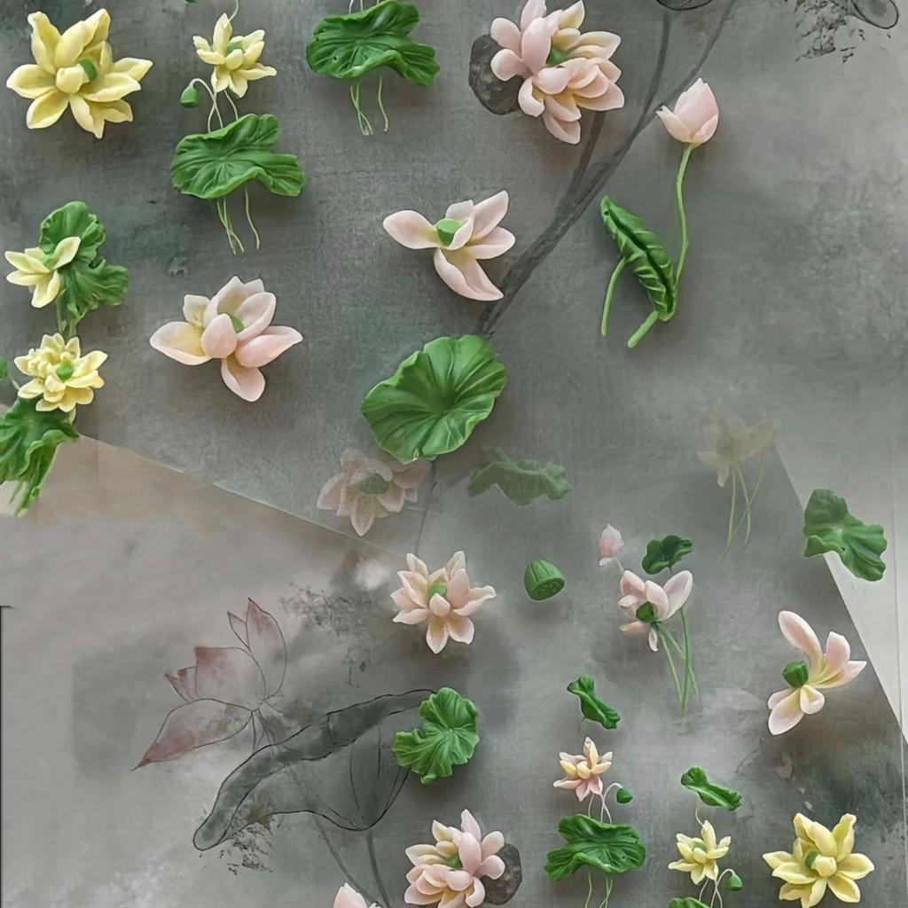 Silicone Mould for Embossed Nail Art Stickers Intricate Floral Lace Bowknot Designs Crafting Easy Application