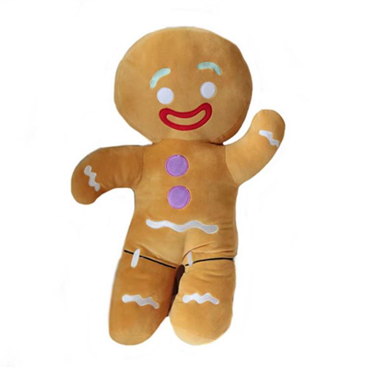 Man Gingerbread Plush Toy Pillow With Stuffed Pp Cotton For Living Room Doll