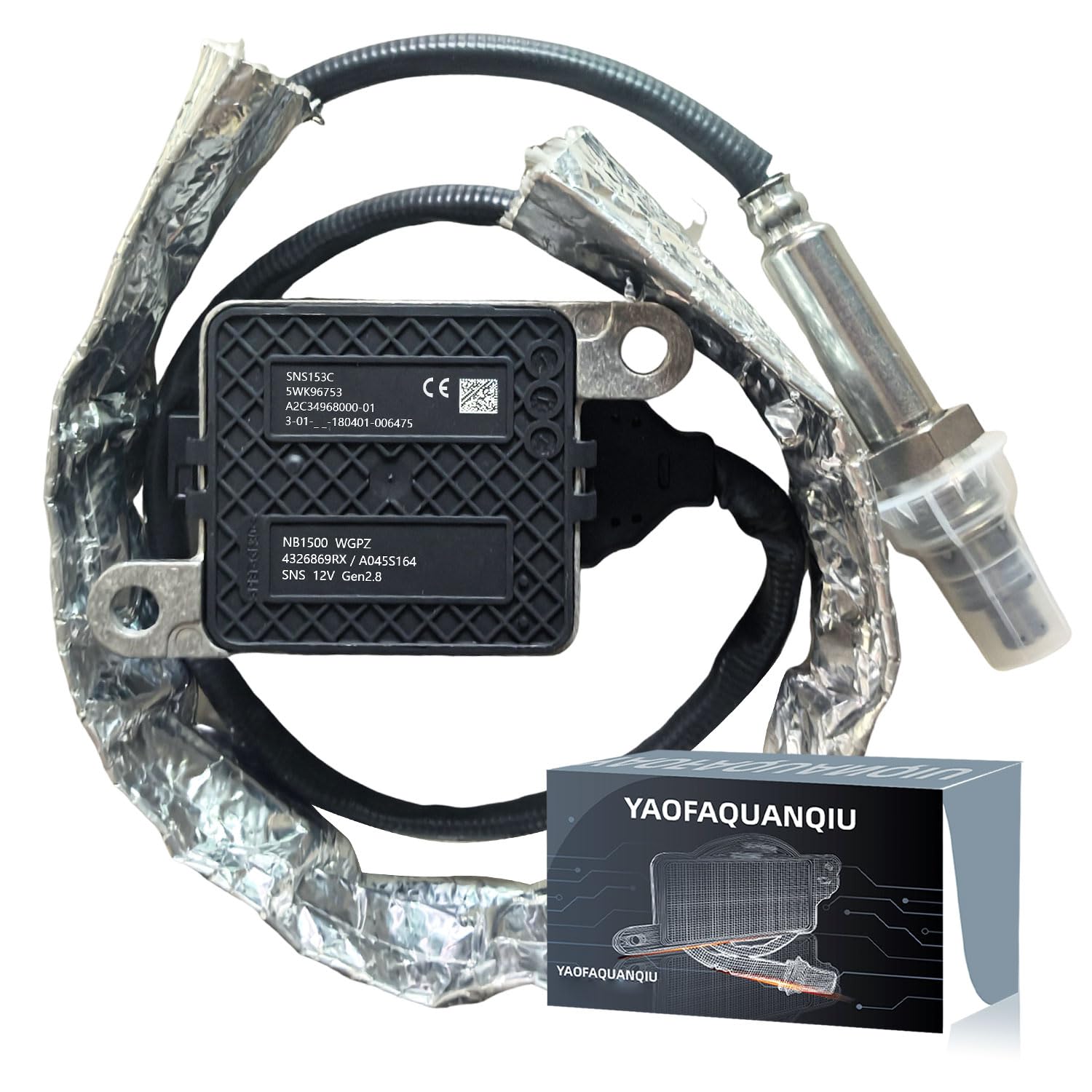 

4326869 5WK96753 5WK96753A A2C34968000 2872947 4326869 Nitrogen Oxide Sensor Fits for Cummins ISB6.7 Blue Bird Paccar MX13 2013-2022 5WK96753B
