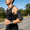 Double Zipper Sports Arm Bag Reflective Cord Trim Wrist Pouch Wear-Resistant Phone Armband  Fitness