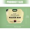 8L Camping Water Bag Portable Outdoor Travel Water Container with Faucet Drinking Water Bag Camping Accessories