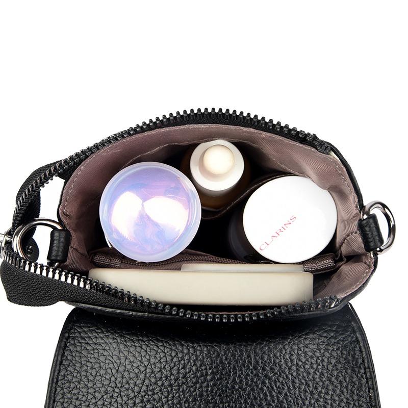 Fashion Small Shoulder Bag for Smartphone Ladies Mobile Phone Bag Zipper Flap Famous Brand Soft Leather Crossbody Bags for Women