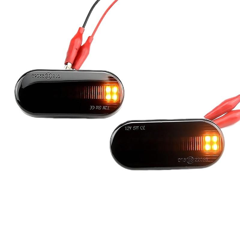 Dynamic Flowing LED Side Marker Turn Signal Light For VW Transporter T5 Polo Golf 3 4 Passat B5 Sharan Lupo Bora Multivan