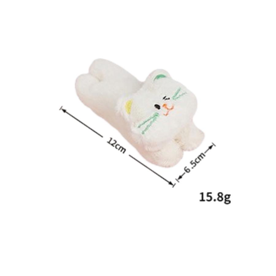 New Catnip Plush Toy: Cat Grass-Infused, Bite & Scratch Resistant, Self-Entertaining Doll for Cats