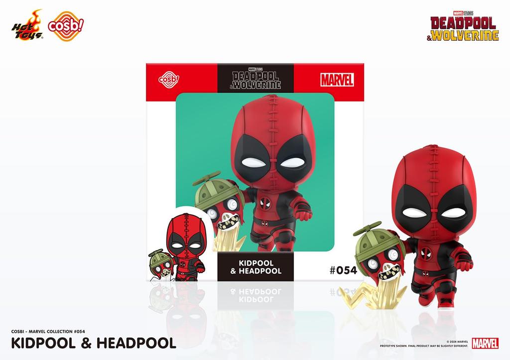 Cosby Marvel Collection Movie Deadpool & Wolverine #054 Kidpool & Headpool Non-Scale Figure