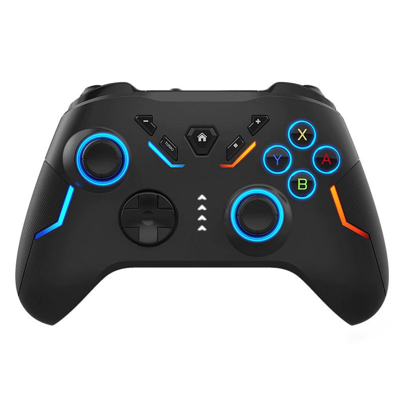 Hot Selling With Six Axis RGB Programming Turbo Motion Vibration Game Wireless Controller for Nintendo Switch Remote Joystick чёрный
