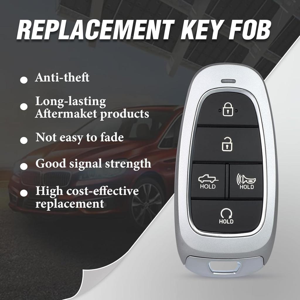 Keyless Entry Proximity Remote Key Fob Replacement for Hyundai Santa Cruz 2022 TQ8-FOB-4F27 95440-K5010 433MHz