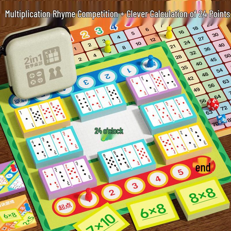 Fuhaier Wooden Educational Math & Logic Games