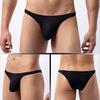 Men Underpants Highly Elastic Breathable Non-Fading Low Waist Friendly To Skin Moisture Wicking Nylon Stretchy Mesh Men Briefs Bikini Underpants