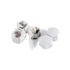 SKTOO 100pcs/set Wheel Rim Cover Tyre Screw Cap For Peugeot 207 301 307 308 408 508 3008 Citroen C4l C5 C2