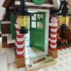 Der Weihnachtsmann kommt Lebkuchenhaus Bausteine Gebäude Modell Kinder Puzzle Spielzeug Geschenk