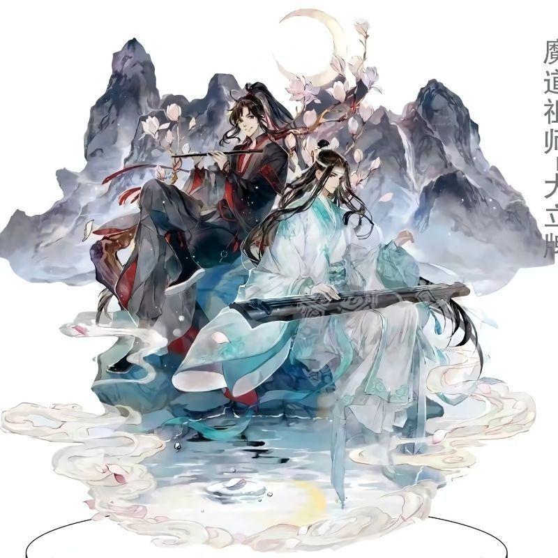 Heaven Official's Blessing Xie Lian & Hua Cheng Double-Sided Acrylic Standee - Desktop Ornament Gift, Free Shipping