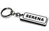 Serena Double Ring Acrylic Original Keychain C25 C26 C27 C28 Model Parts A-428-2 Silver/Black Early/Late