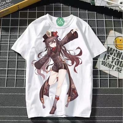 Genshin Impact Cosplay Game Manga T-shirt Shirt Undershirt Undershirt Polyester