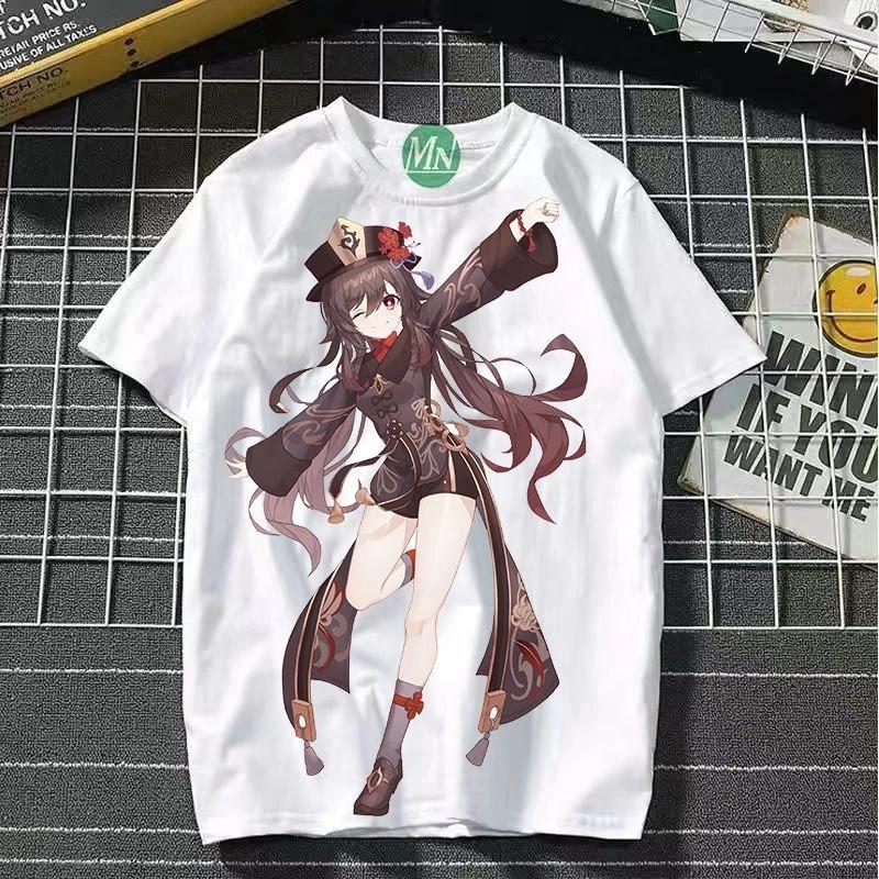 

Genshin impact cosplay game manga T-shirt shirt undershirt undershirt polyester 3XL