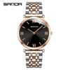 Sanda Waterproof Quartz Watches: Fashionable Unisex Casual and Commuting Couple's Wristwatches