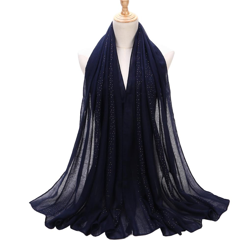 90x180cm Shining Linen Hijab, Scarf Shawl for Women