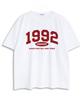 UNDEROFF Oversized Crew Neck 1992 Arch Short Sleeve T-Shirt Black