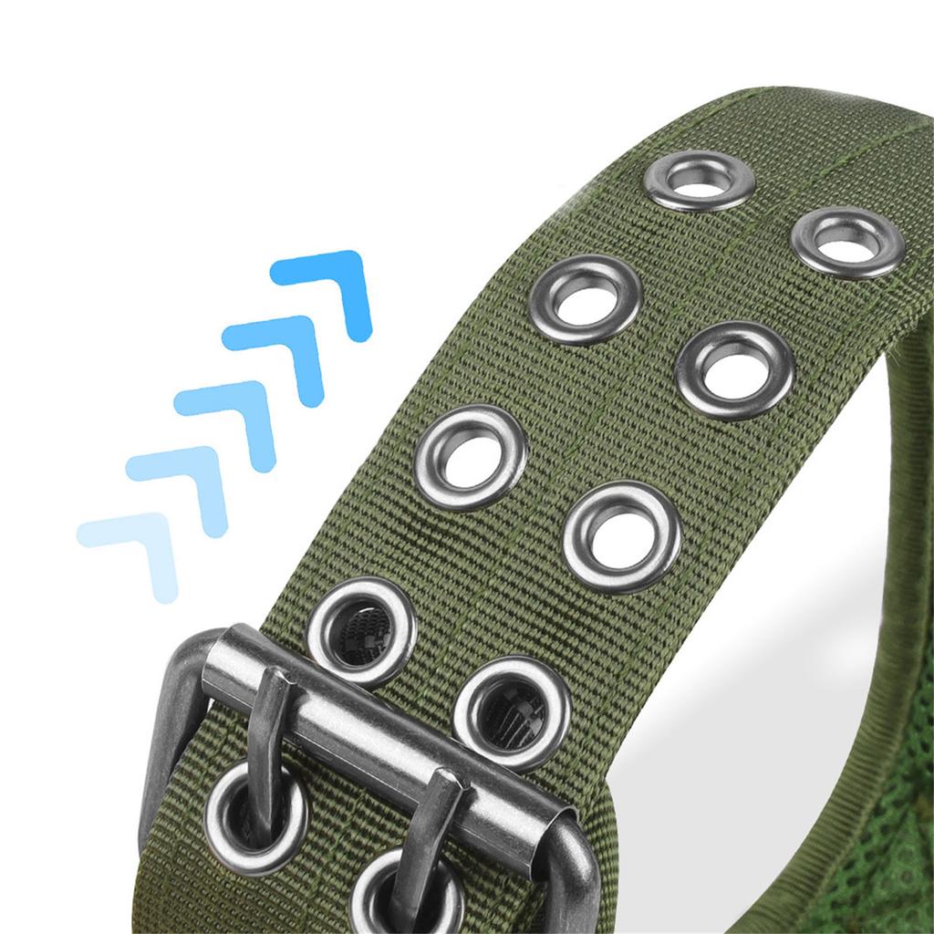 Adjustable Dog Collar with Control Handle Dog Tactical Collars for Outdoor Walking All Breeds Dog Collar Training Supply