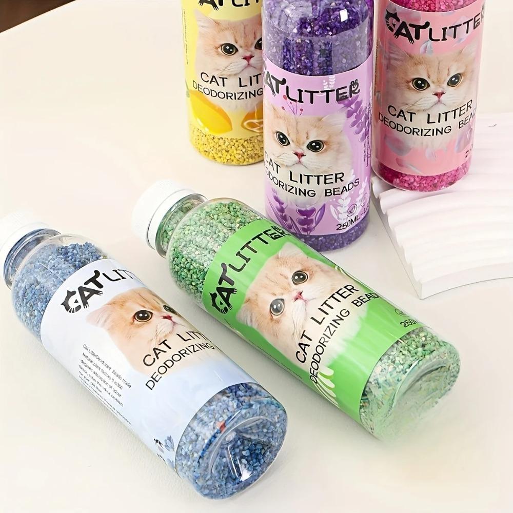 Cat Litter Deodorizing Beads, One Bottle Efficient Odor Removal, For Cat Litter Boxes Pet Toilets Home Fresh Scent Freshening