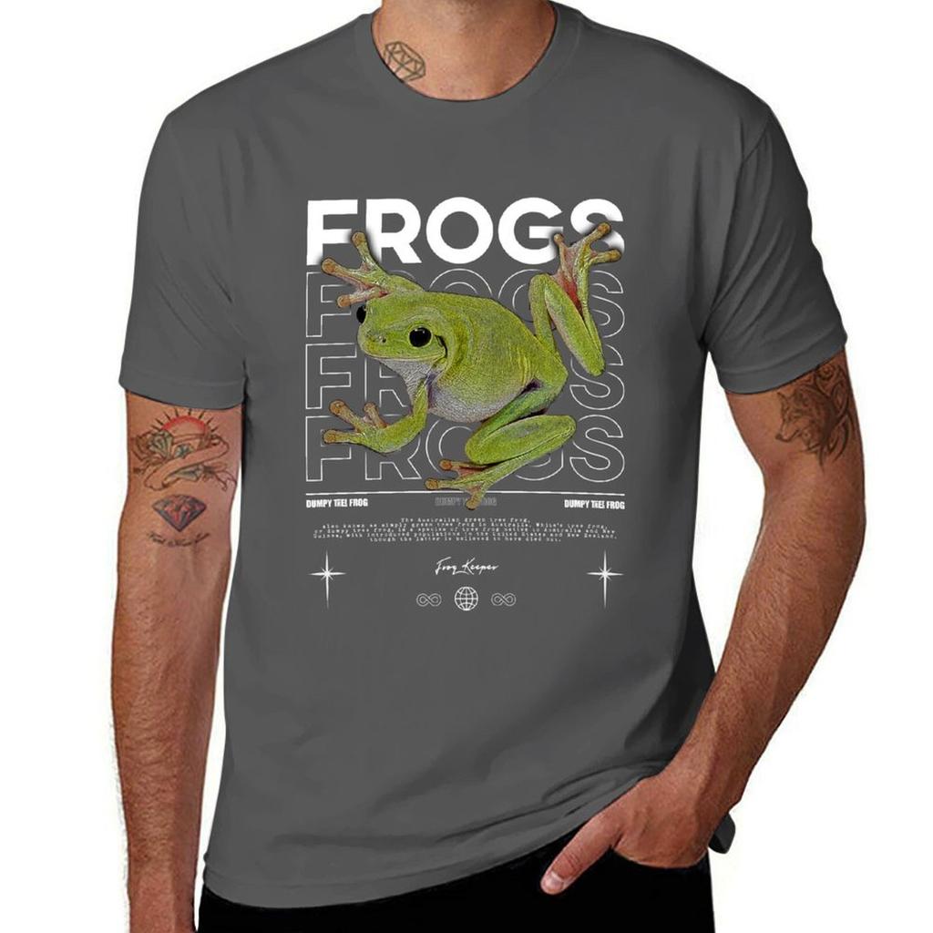 Whites Tree Frog Streetwear Frog Keeper TShirt Work Basic Short Sleeve Top