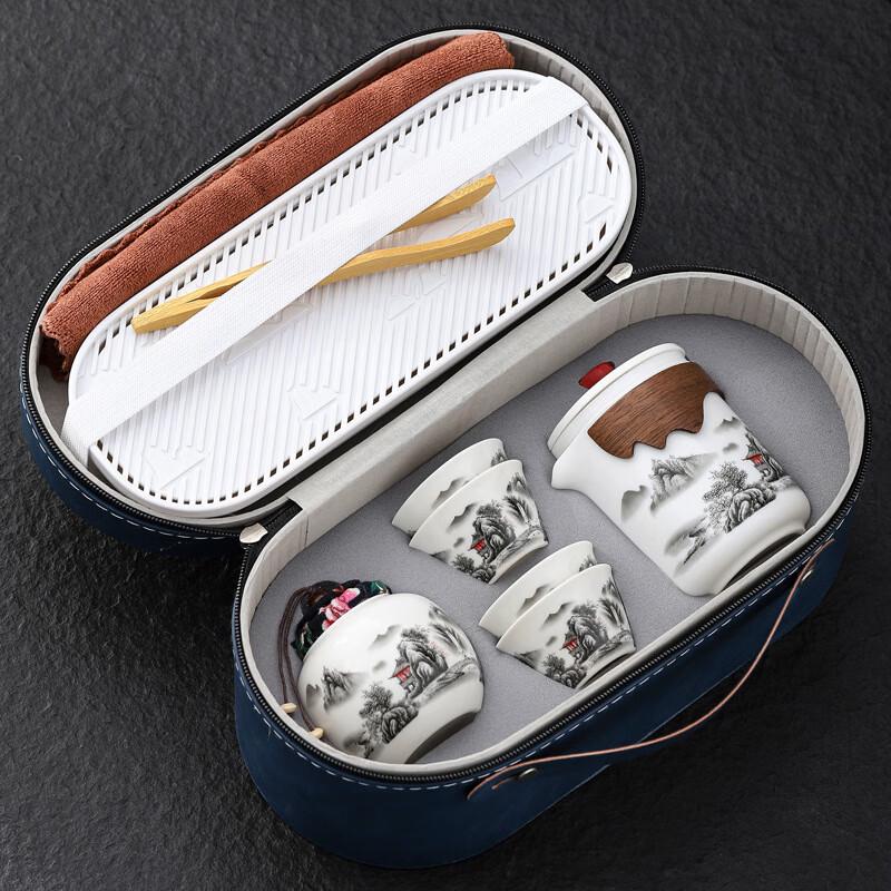 Shangqi Portable Ceramic Travel Tea Set