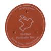 Bird Bath Copper Disk 99.99percent  Pure Copper Water Cleaner 1mm Thick with Stable Triple Point Support for Outdoor