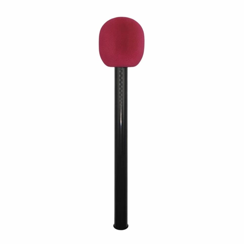 Handheld Size Glitter Microphone Gold Silver Glitter Plastic Prop Microphone Dance Club Decoration Style 8