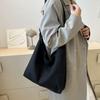 Autumn New Lazy Canvas Tote Bag Korean Style Ins Trendy Crossbody Bag Women Fashion Large Capacity Shoulder Bag