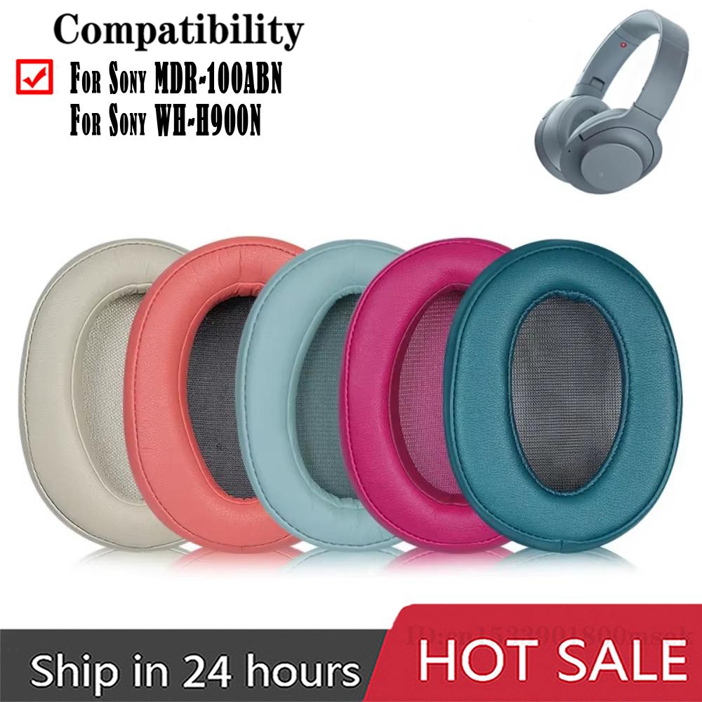 Náušníky pro Sony MDR-100ABN WH-H900N Náhradní sluchátka Náušní polštářky Polštářky Kryt Náušníky Náušníky 1 pár