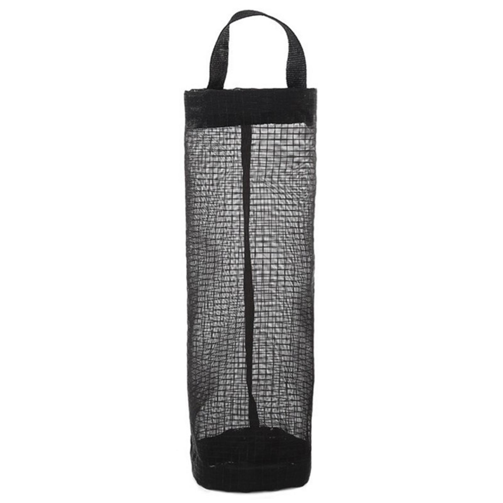 

Настенный круглый домашний держатель для продуктовых пакетов, подвесной мешок для хранения мусора чёрный