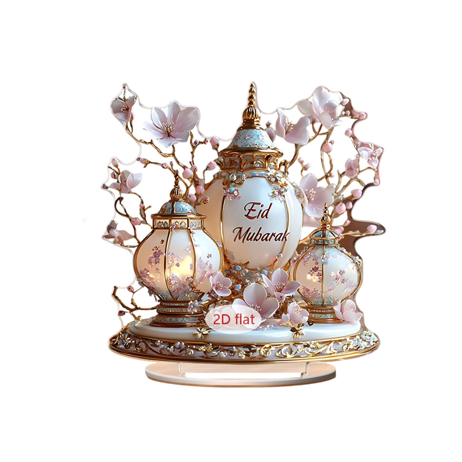 

2D Acrylic Home Living Room Desktop Holiday Ornaments One Size