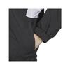 Adidas Jersey Top Color Block Loose Fit Windbreaker Jacket IEH78 Women's Black/Gray Five/White (IK9873) J/XL