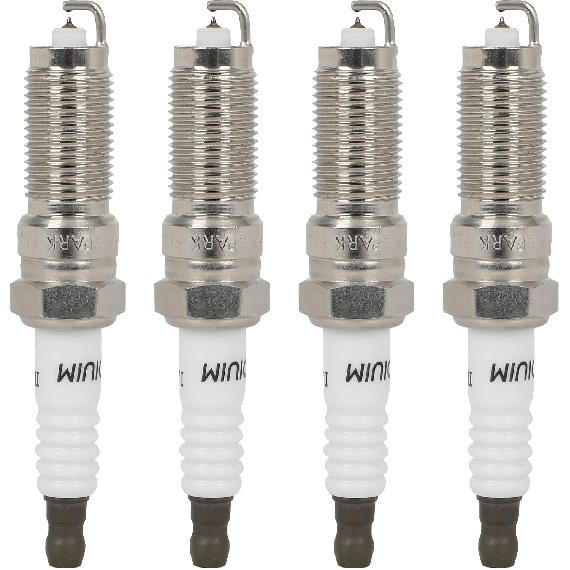 ECCPP Spark Plug Platinum Iridium Fit for Ford for Escape 2013-2016,for Ford for Fiest 2014-2019 Replacement for 94769 (4 Spark Plugs)