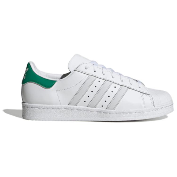 Adidas Originals Superstar 82 Comfortable Versatile Low-Top Sneakers Unisex Sneakers White Green IG8656