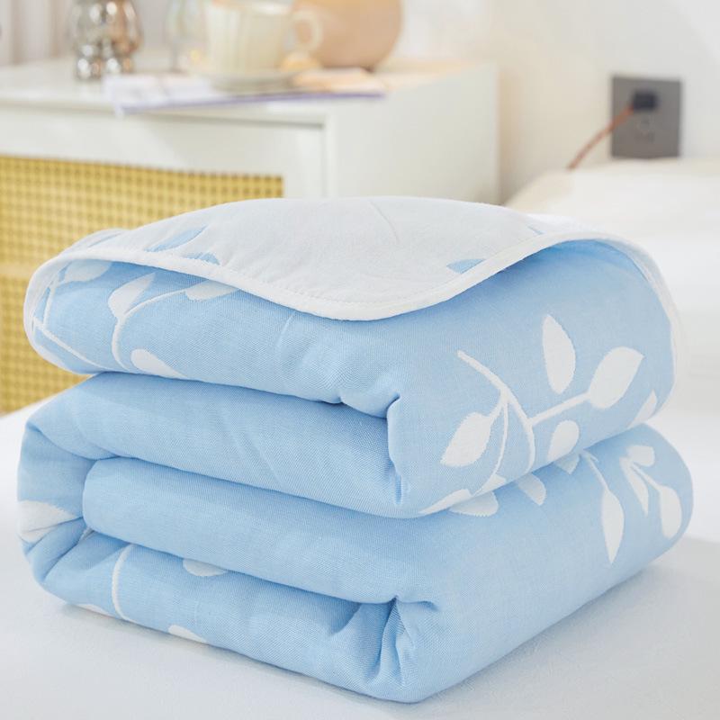 Premium A-grade Pure Cotton 6-Layer Gauze Comforter & Nap Blanket