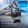 Dual-Head USB Fan: Portable 360° Rotating Desk Fan for Dorms and Outdoors
