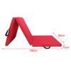 Tapis d'exercice épais pliable pour salle de sport à domicile, coussin de tapis de yoga avec poignées de transport Yog