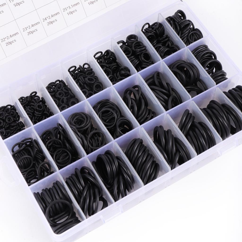 1200Pcs/box NBR Seal Ring Kit Nitrile Rubber O-Ring Gasket Assortment Irrigation Faucet Water Connector Washer Plumbing Repair