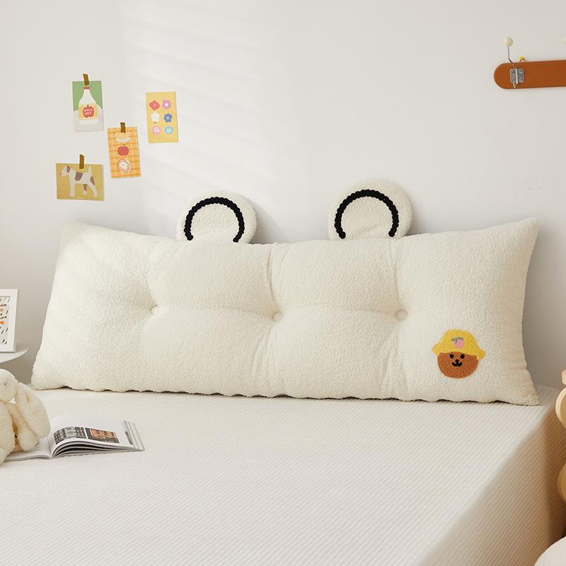 Children s room pillow, cute plush bedside pillow, pillow, sofa backrest, soft 140x50cm