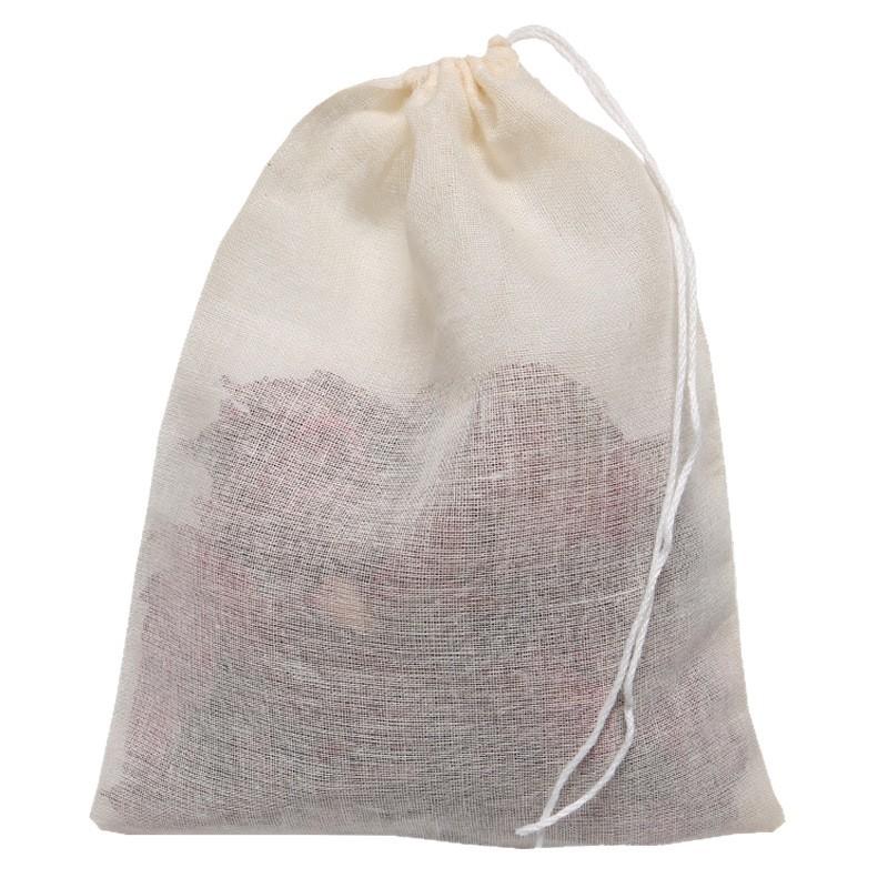 Cotton Soup Bags for Cooking Spices and Tea – Seasoning Herb Filter Bags for Broth, Stew, Marinade
