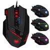 ZELOTES C12 Wired USB Optical Gaming Mouse 12 Programmable Buttons Computer Game Mice 4 Adjustable