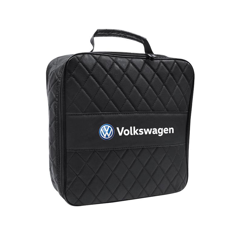 

2026 Hot For Volkswagen VW New Energy Car Charging Gun Storage Bag Electric Cable Organizer For VW Golf Passat ID.7 ID.5 ID.4 ID чёрный