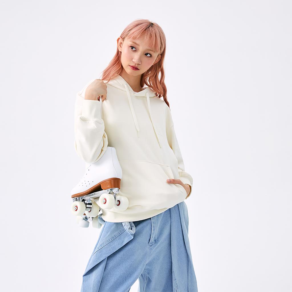 New MLB New York Yankees Basic Collection SS25 Sweatshirt Unisex Ivory 3AHDB0851-50CRS