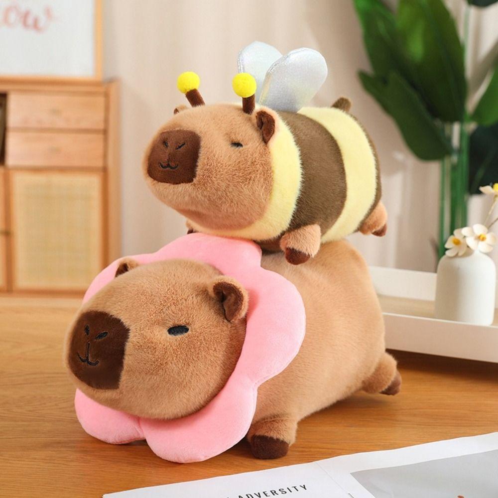 

Burger Capybara Standing Plush Toy Bee Animals Puppy Doll Toy Christmas Toy