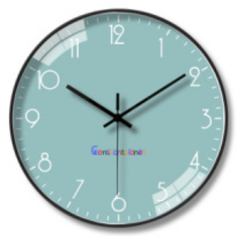 12-Inch 30Cm Creative Modern Wall Clock Living Room Stylish Bedroom Clock Mute Decorative Wall Clock