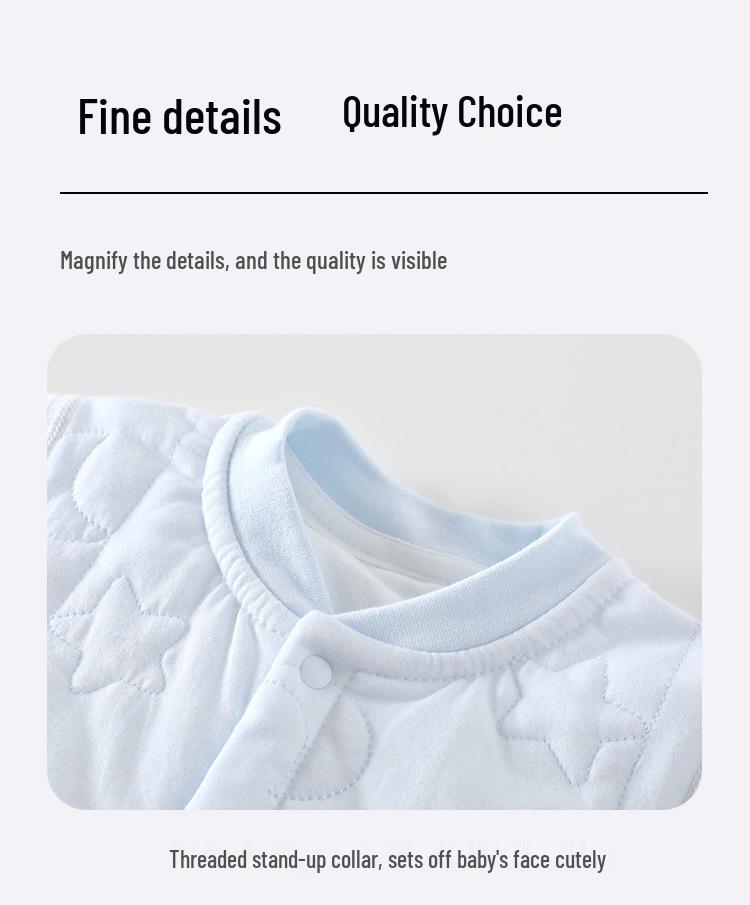 Jingqi Gestepptes Baby-Set - Herbst/Winter Warm Geteilte Kleidung & Unterwäsche