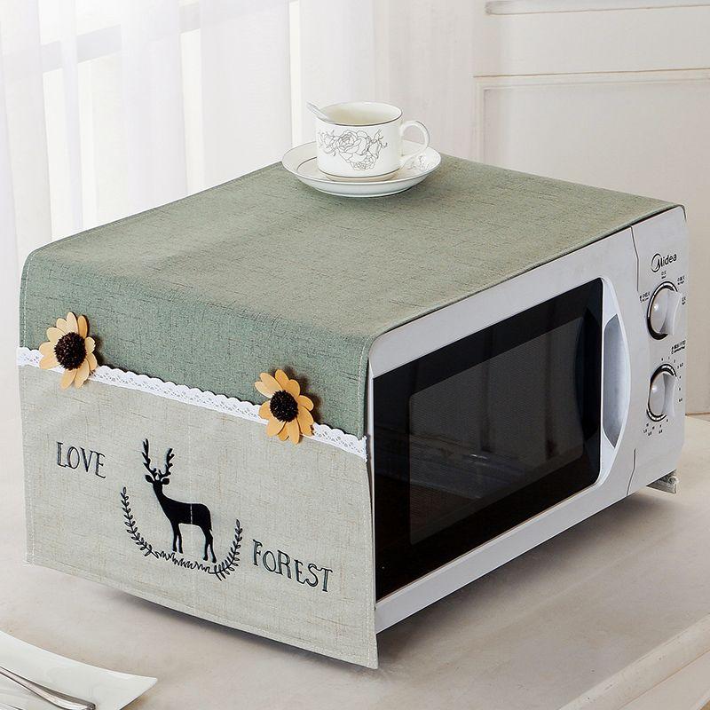 

Cloth Storage Bag Purple Midea Oil-Smoke-Proof Countryside Elk Microwave oven/oven 35*100cm